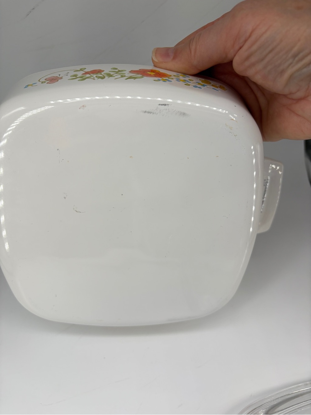 Corning Ware Wildflower 1qt dish with lid - Picture 5 of 14